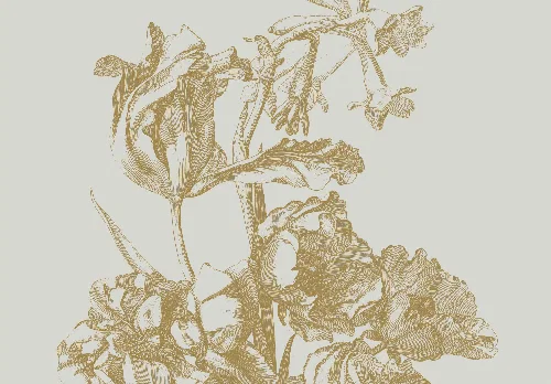 Sand flowers panel