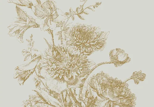 Sand flowers panel