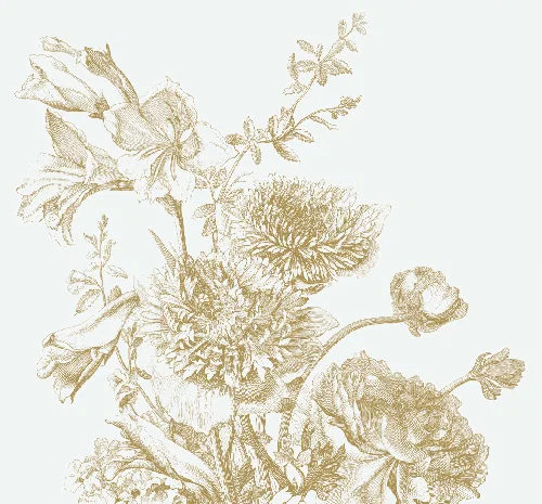 White flowers falpanel
