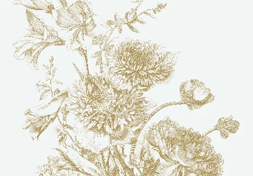 White flowers falpanel