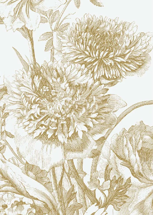 White flowers falpanel