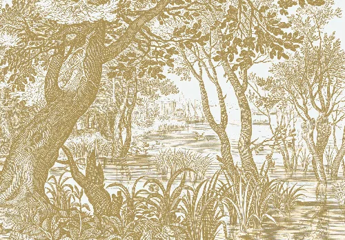 White landscapes panel